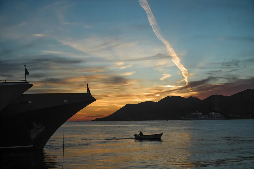 コルチュラの夕暮れ